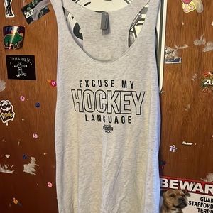 Light grey womens tank top